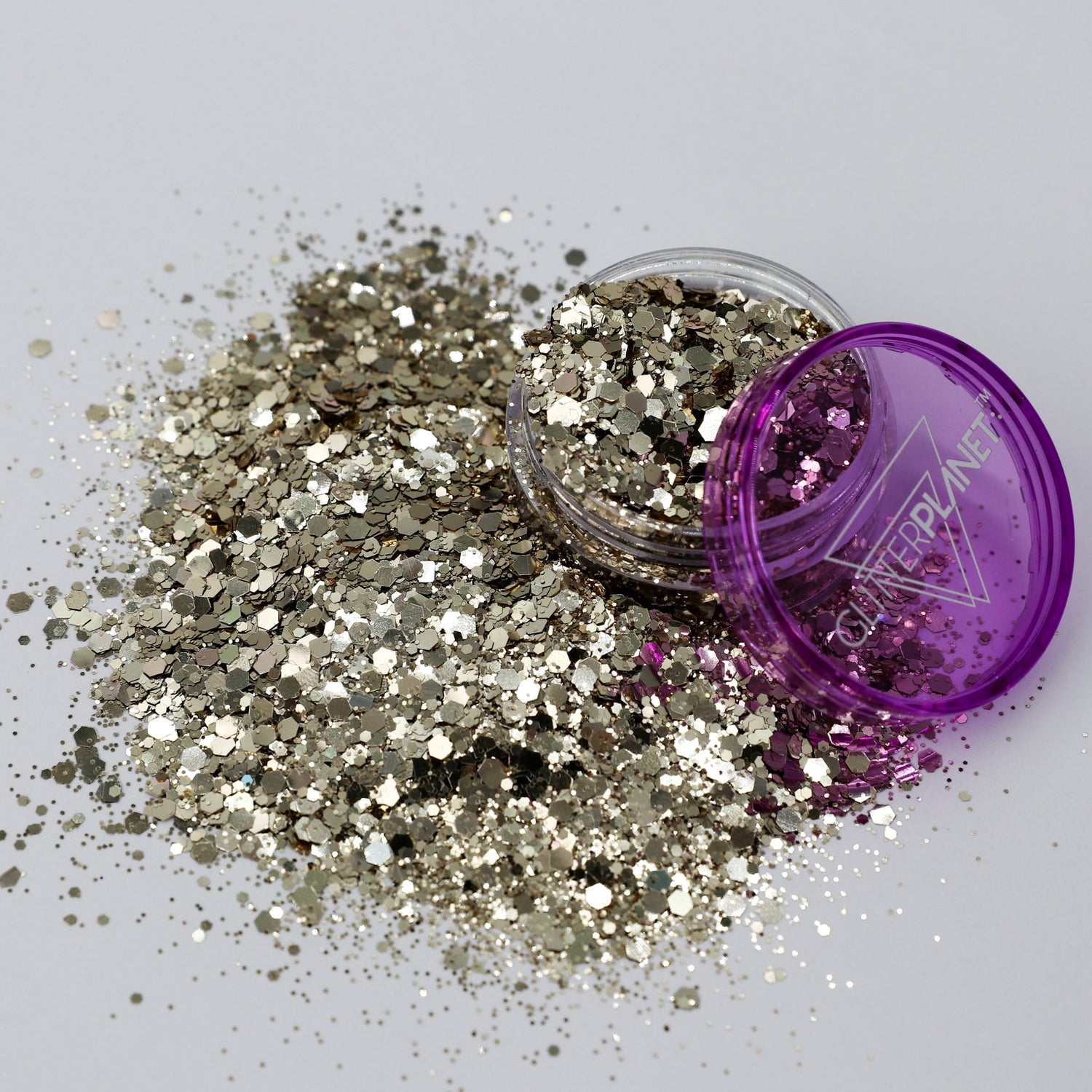 Metallic Light Gold Nail Glitter