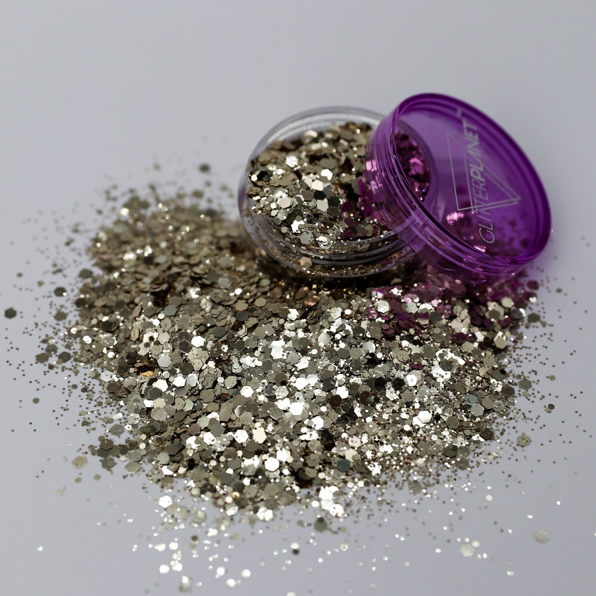 Metallic Light Gold Nail Glitter