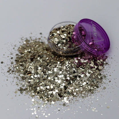Metallic Light Gold Nail Glitter