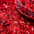 Red nail glitter 