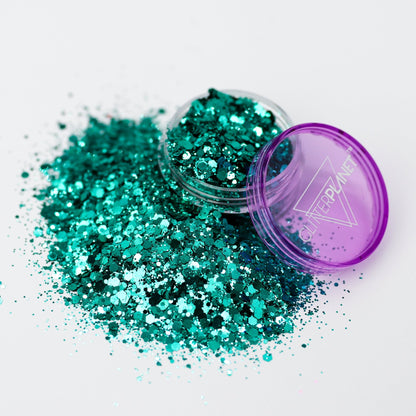 Metallic Teal Nail Glitter 5g