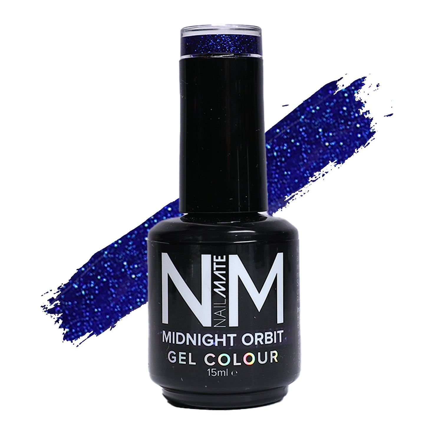 Midnight Orbit – Deep Navy Blue Glitter Gel Polish