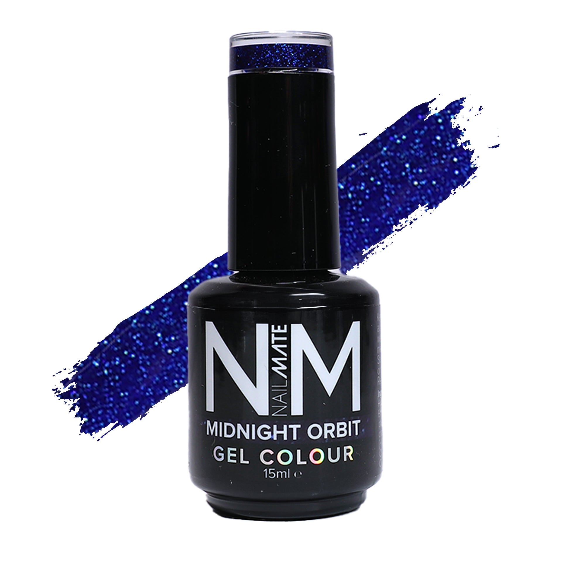Midnight Orbit – Deep Navy Blue Glitter Gel Polish