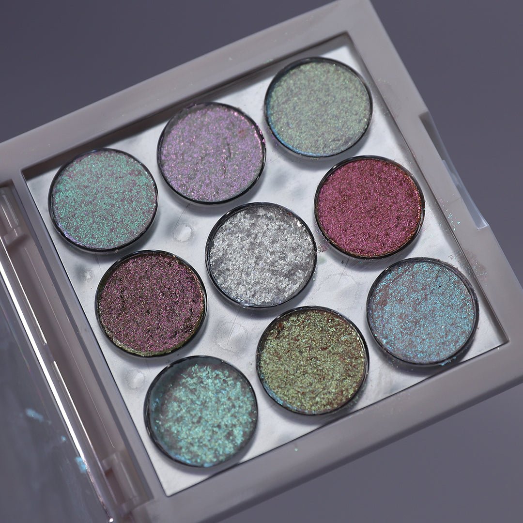 Moonlight Crushed Opal Nail Art Palette 9 Colours