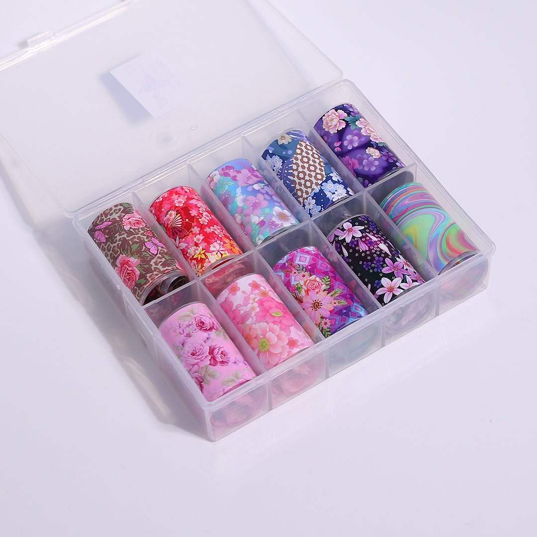 Nail Art Foil | Busy Florals Set 10pcs