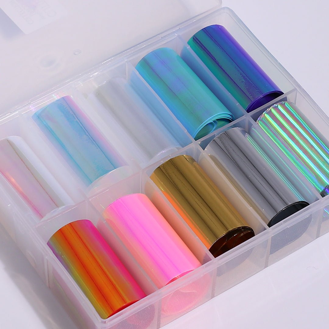 Nail Art Unicorn Film set for Glass Nails - 10pcs