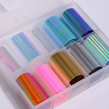 Nail Art Unicorn Film set for Glass Nails - 10pcs