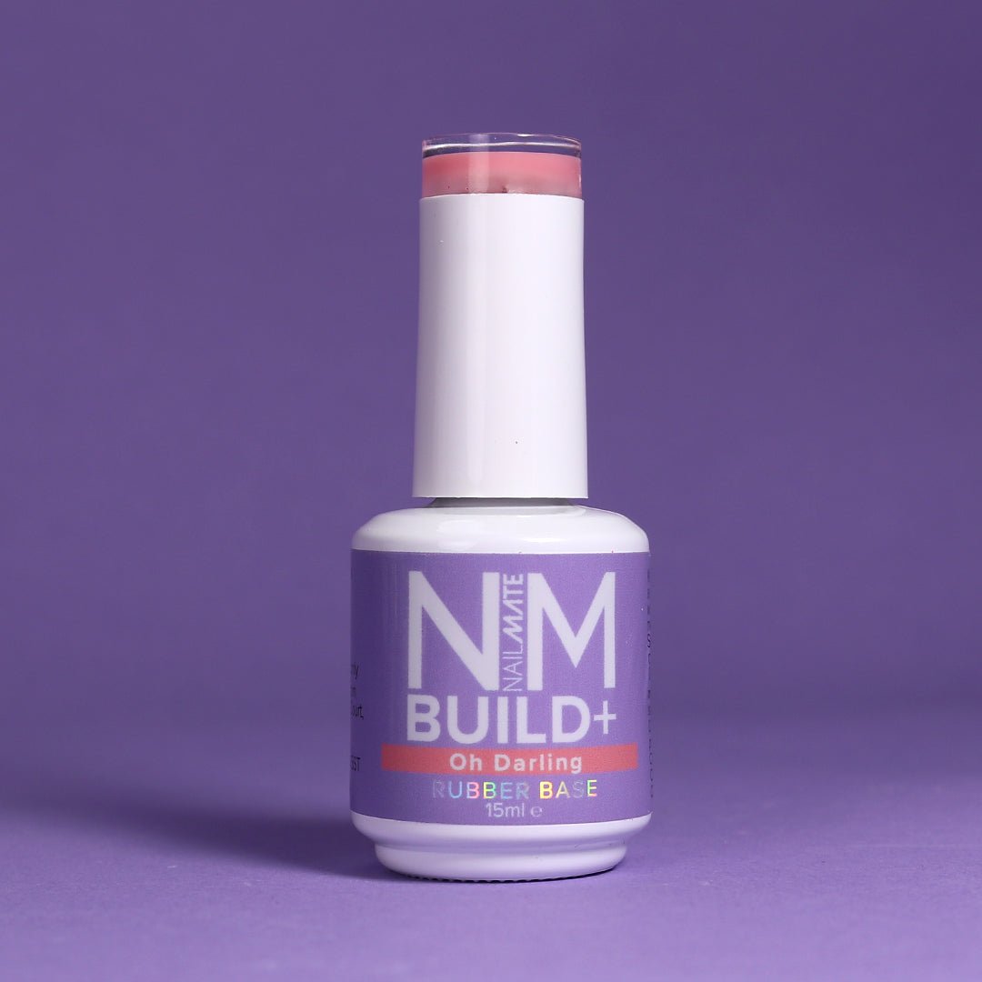 NM BUILD+ Rubber Base Strengthening Builder Gel in a Bottle