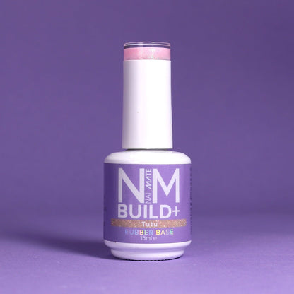 NM BUILD+ Rubber Base Strengthening Builder Gel in a Bottle