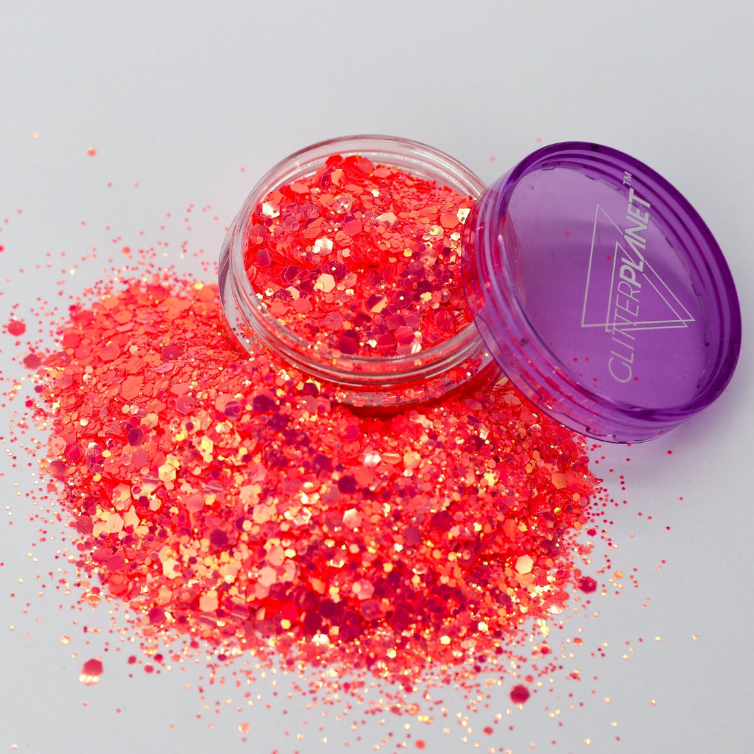 Orange Fizz Nail Glitter