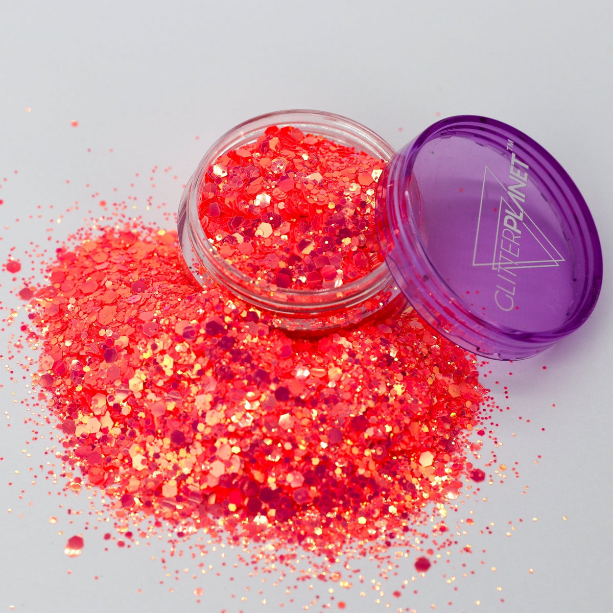 Orange Fizz Nail Glitter
