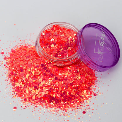 Orange Fizz Nail Glitter