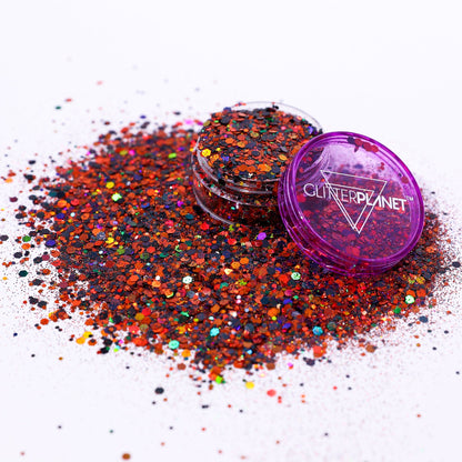 Orange is the new black Holographic Nail Glitter 5g