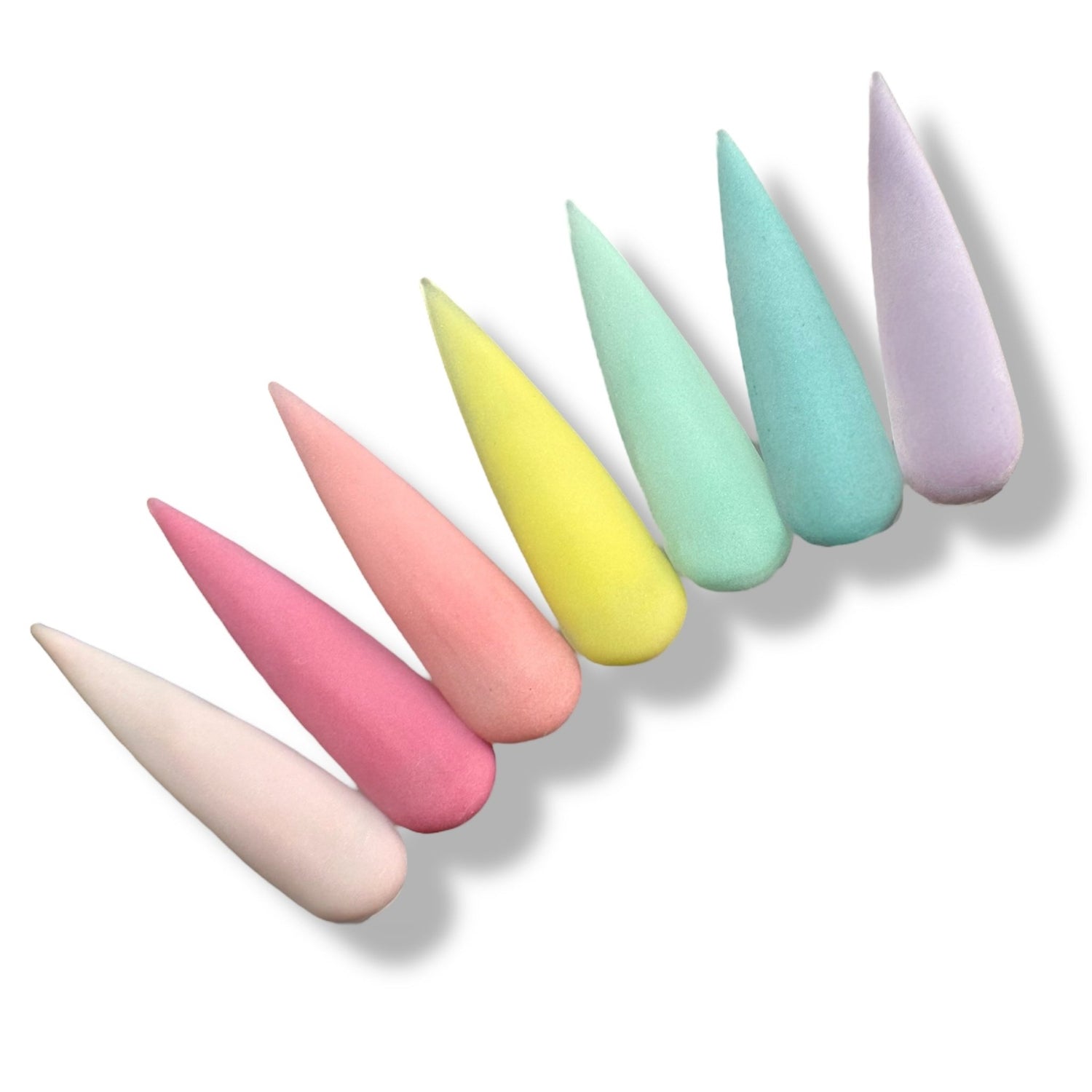 Pastel Coloured Acrylic Collection 8pcs