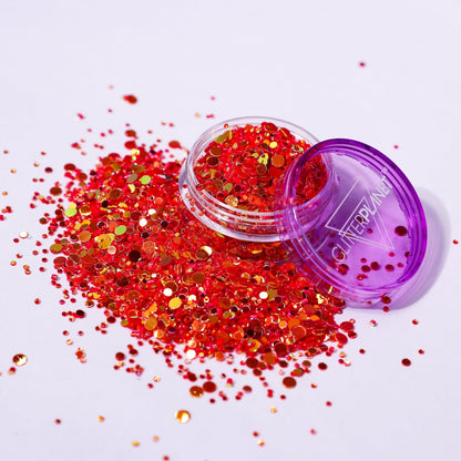  Phoenix | Orange Iridescent Shift Nail Glitter