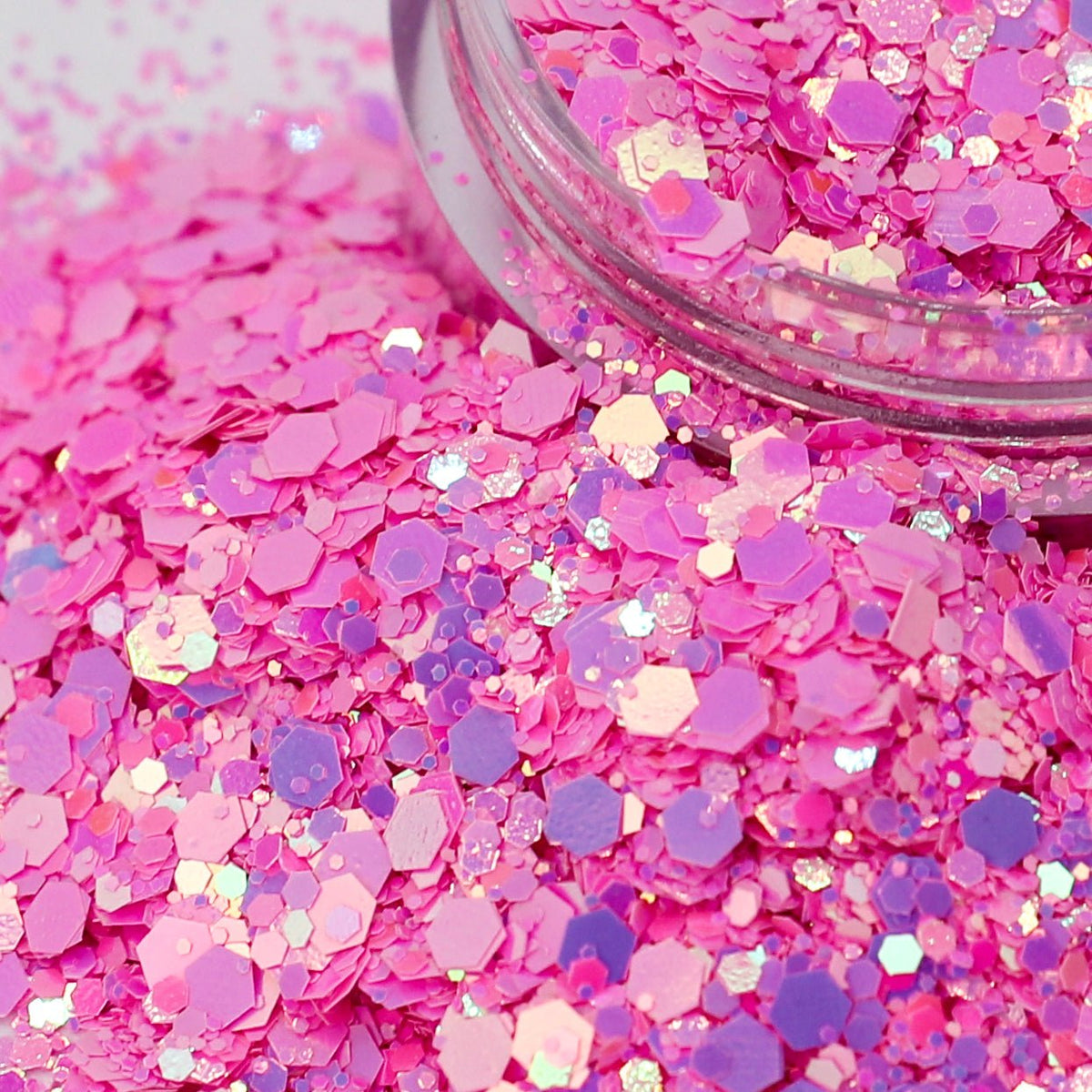 Pink Frosting Nail Glitter