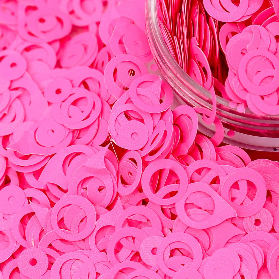 Pink Rings Nail Glitter