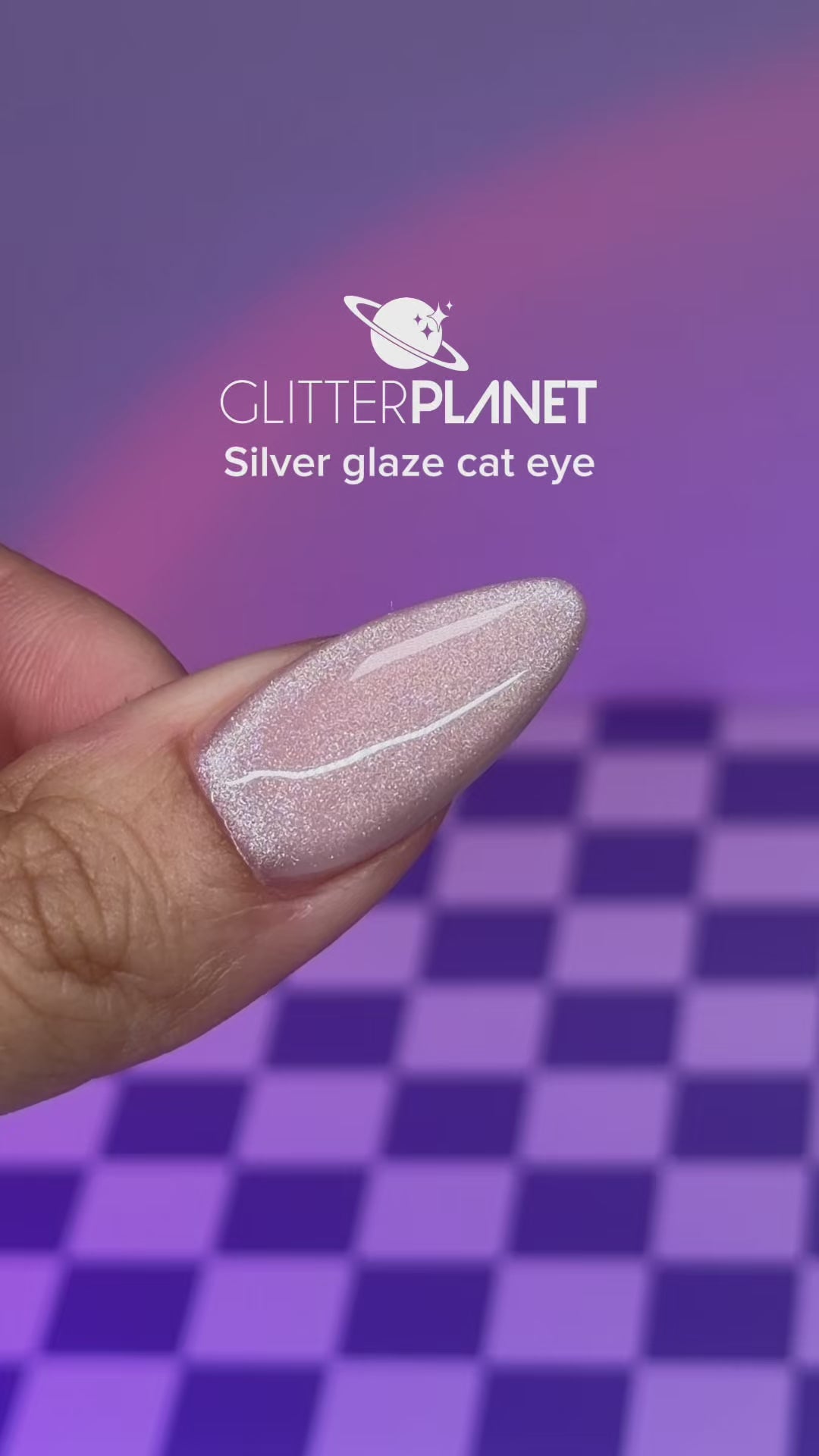 Nail Mate Silver Glaze Cat Eye Gel Polish 15ml