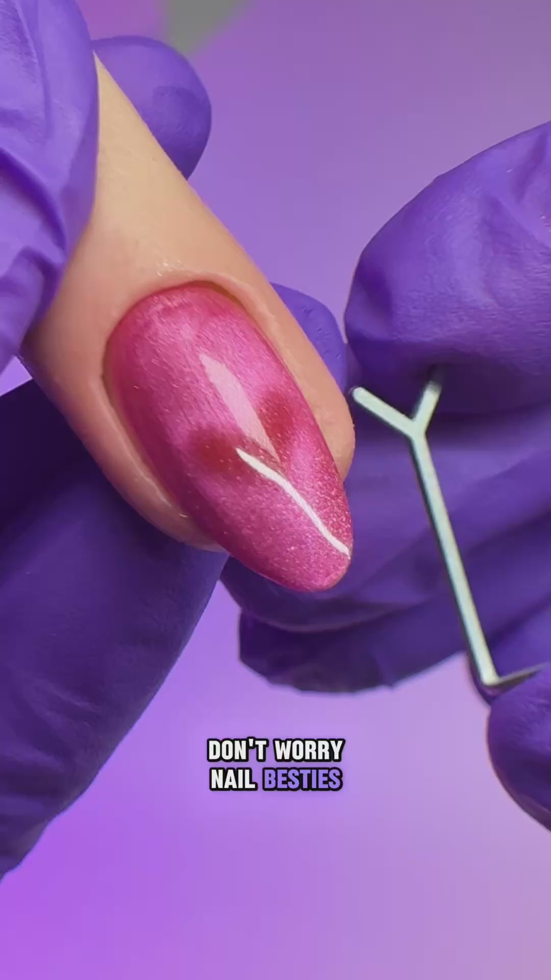 Heart Cat Eye Tool Nail Art Magnet Attachment