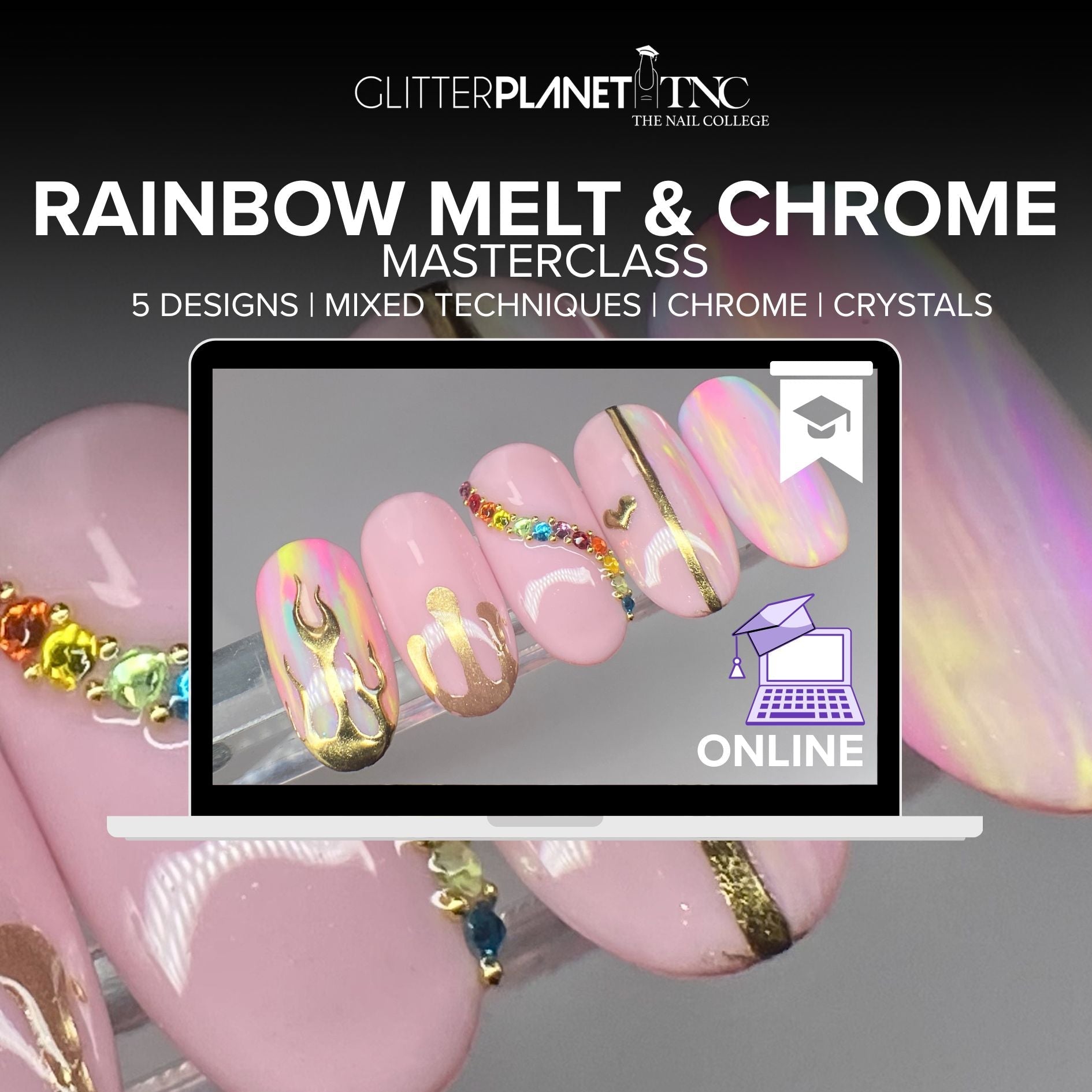 Rainbow Melt &amp; Chrome Masterclass