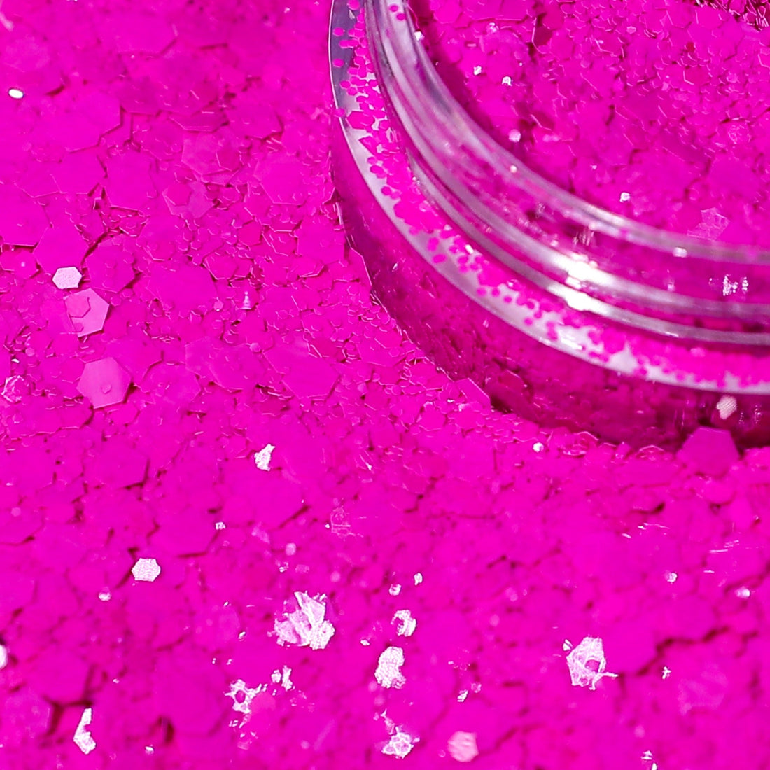 Raspberry Delight Hot Pink Gloss Glitter