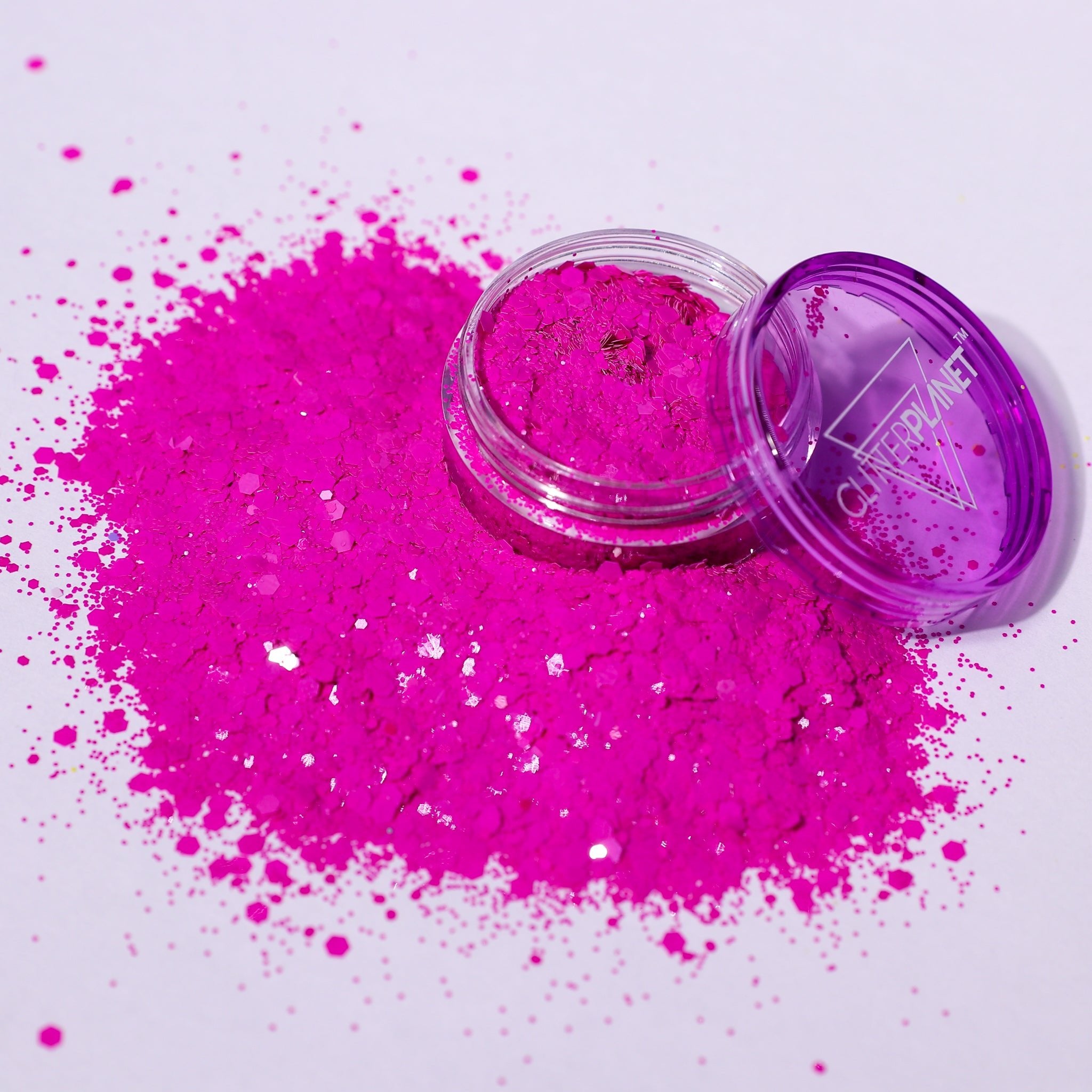 Raspberry Delight Hot Pink Gloss Glitter