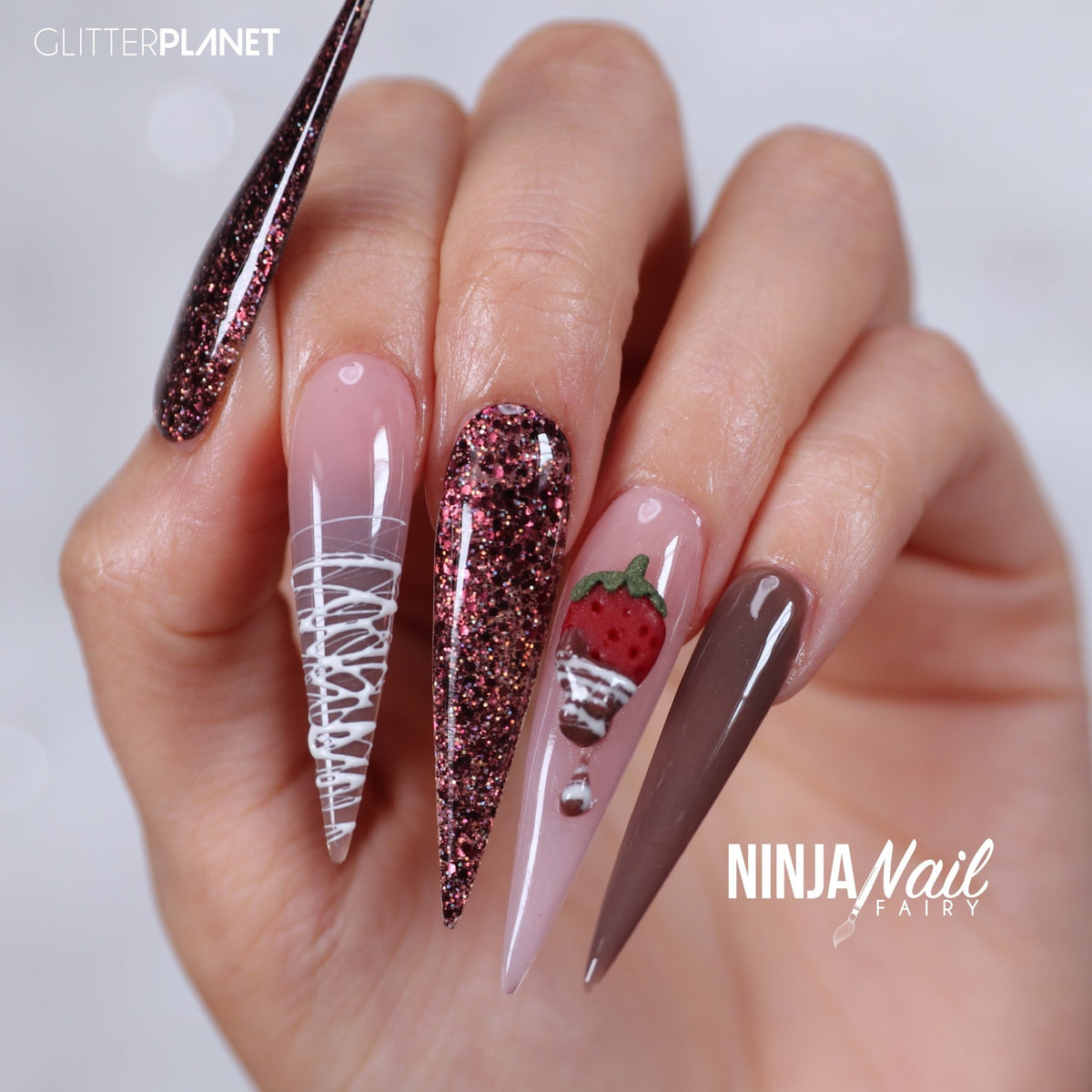 Red Velvet Acrylic Nail Powder