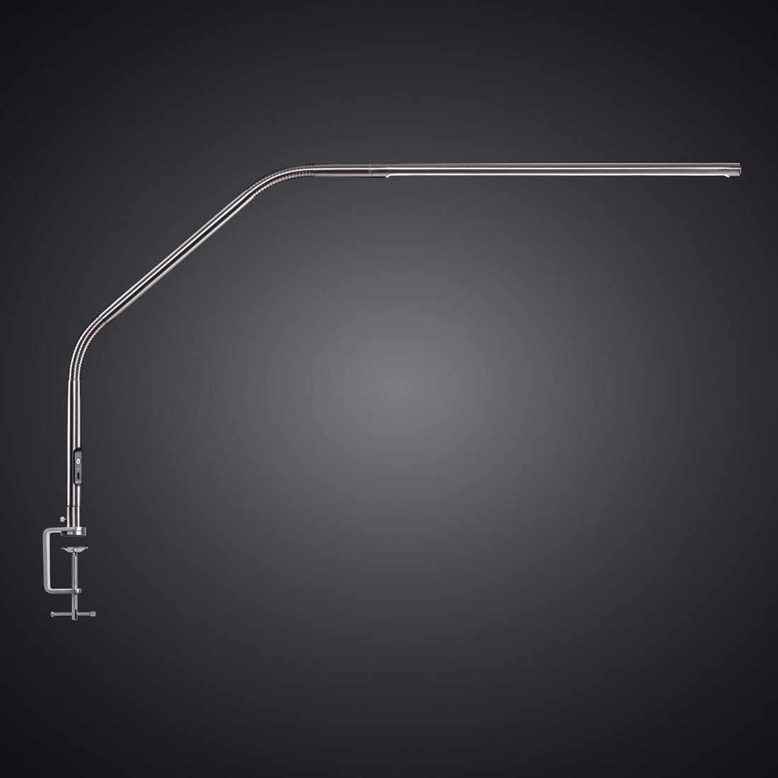Slimline 4 Table Lamp – Brushed Steel