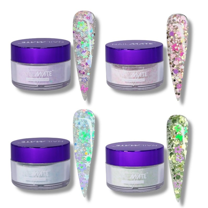 Spring Fling Glitter Acrylic Collection