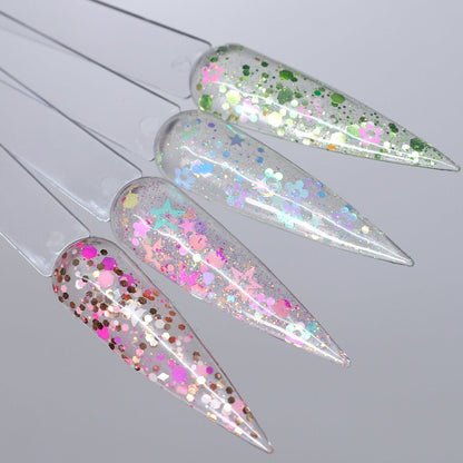 Spring Fling Glitter Acrylic Collection
