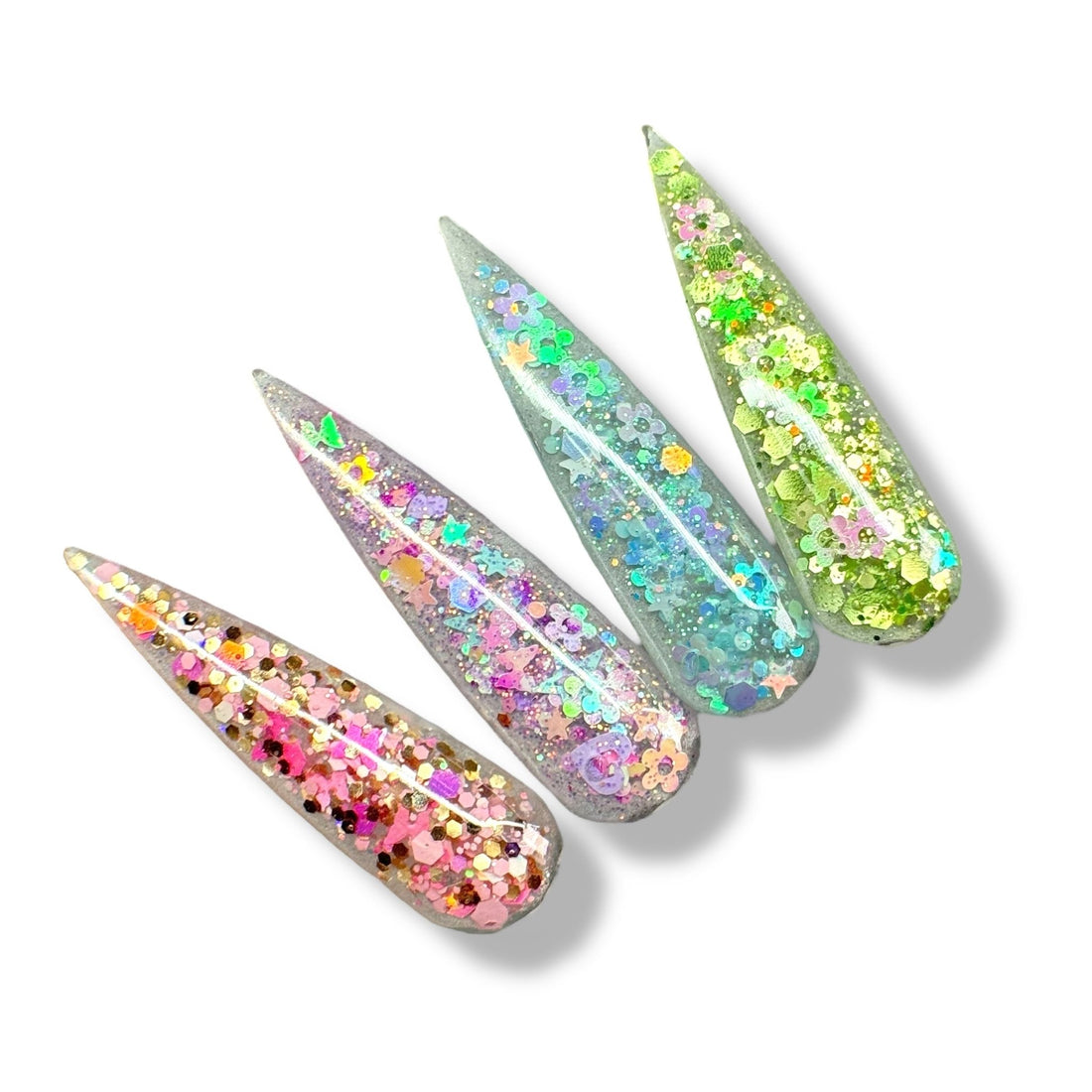 Spring Fling Glitter Acrylic Collection