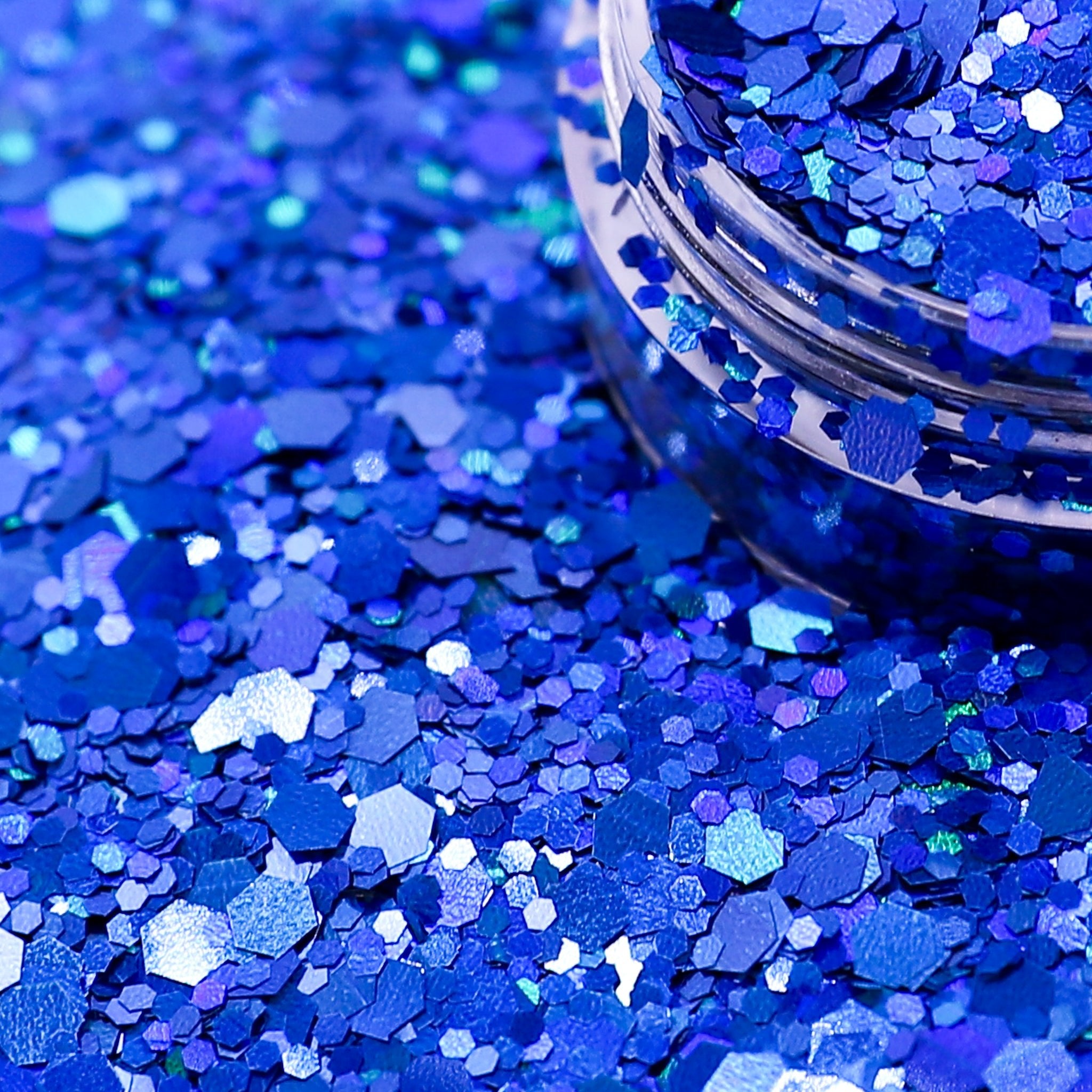 Storm Blue | Loose Nail Glitter