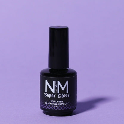 Super Gloss HEMA FREE No Wipe Gel Top Coat