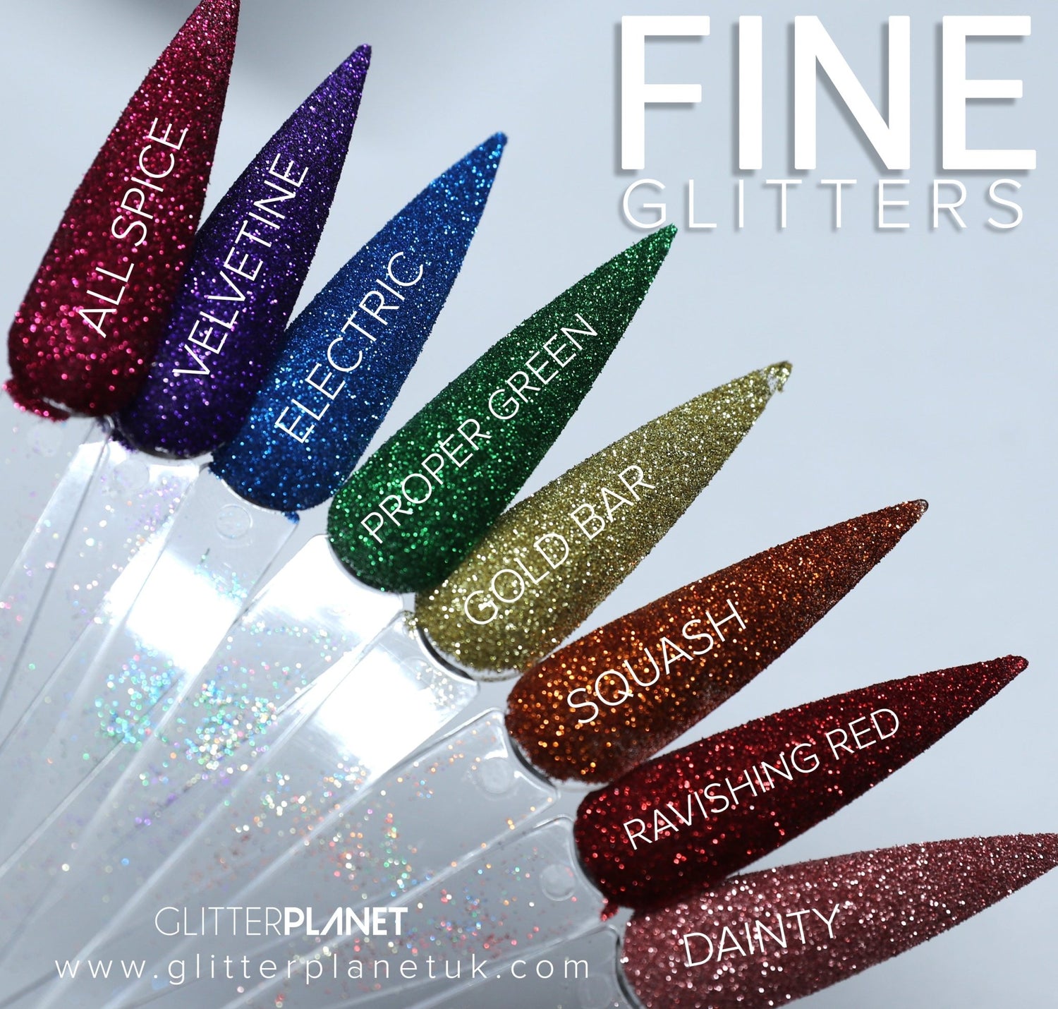 Ultra fine Metallic Glitter Full Collection