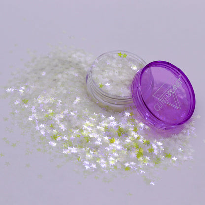 Ultra violet stars glitter shapes | Glitter Planet