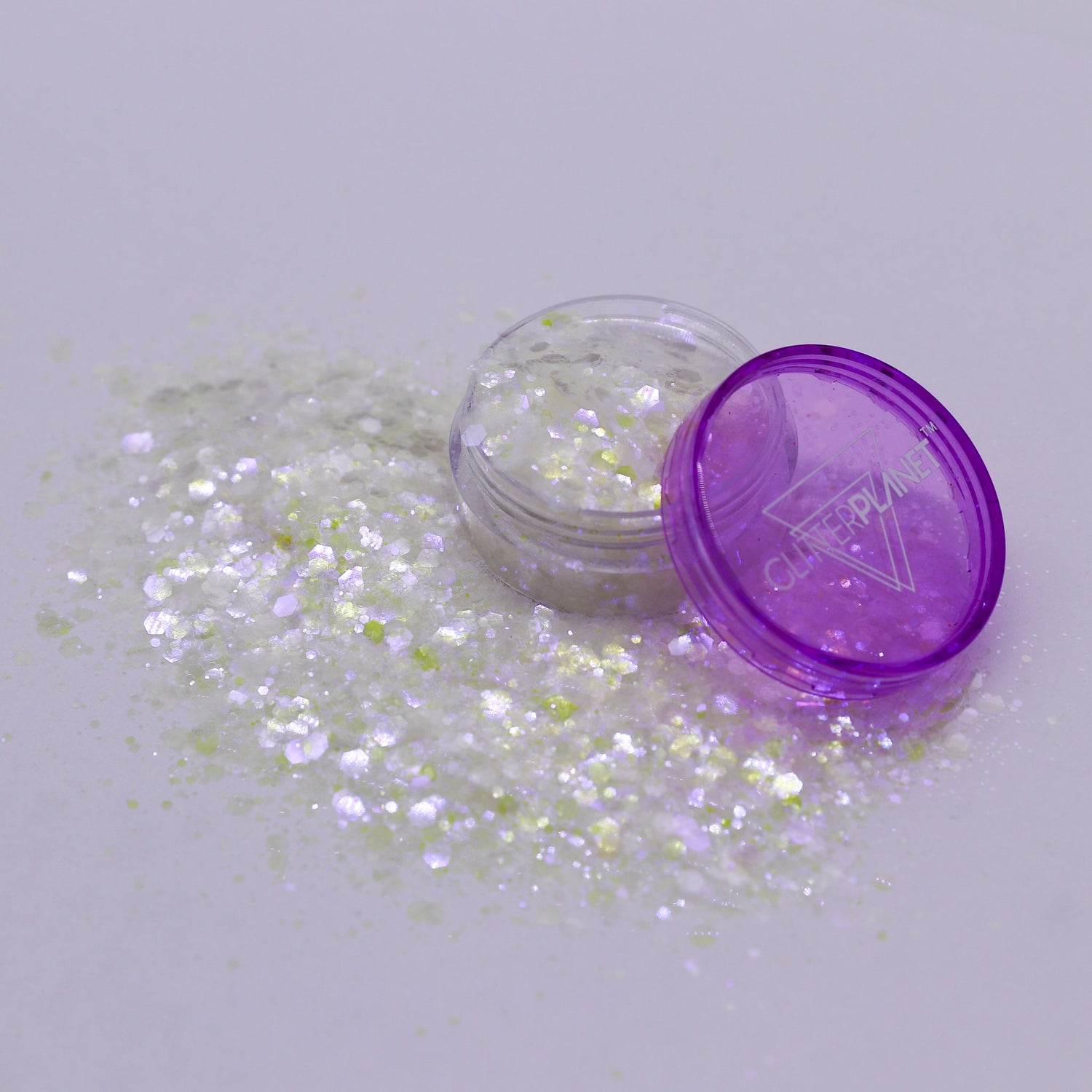 UV Rave Purple-Blue Chunky Nail Glitter 5g