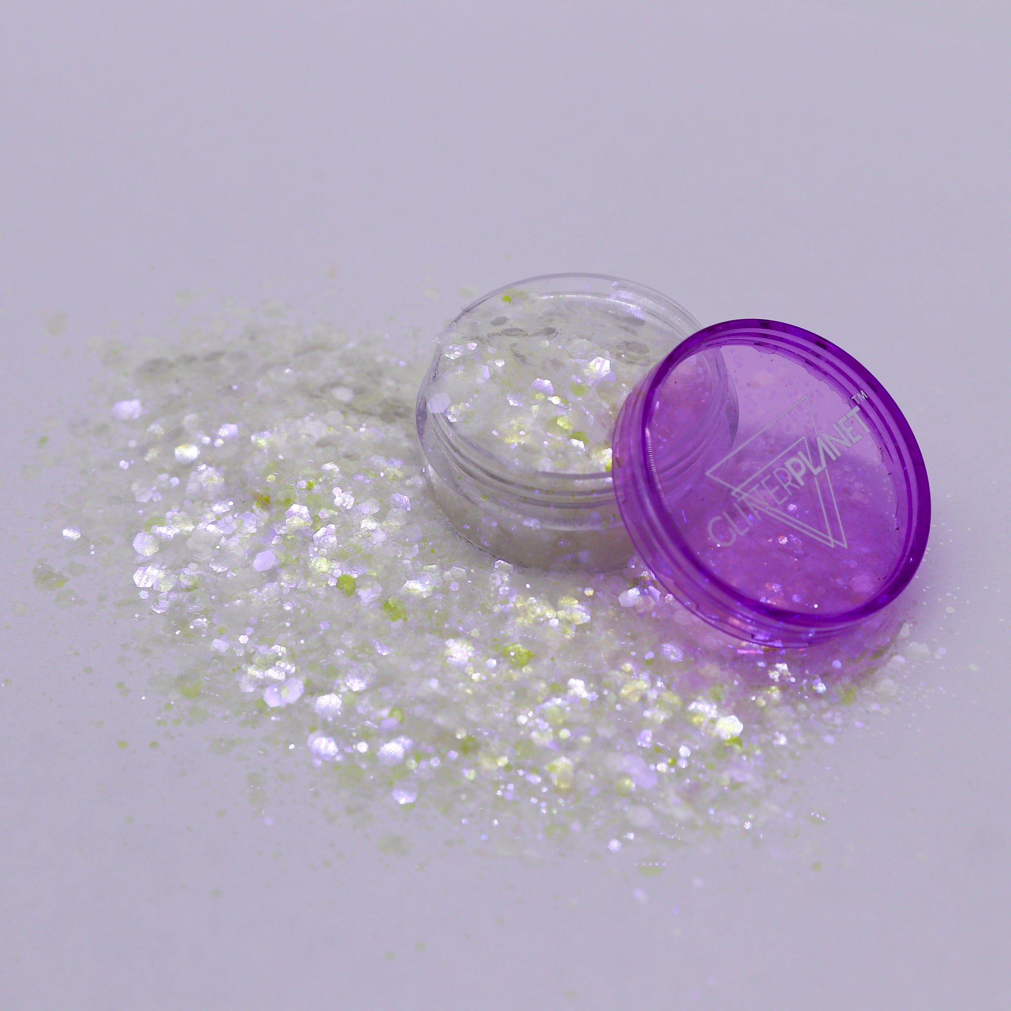 UV Rave Purple-Blue Chunky Nail Glitter 5g