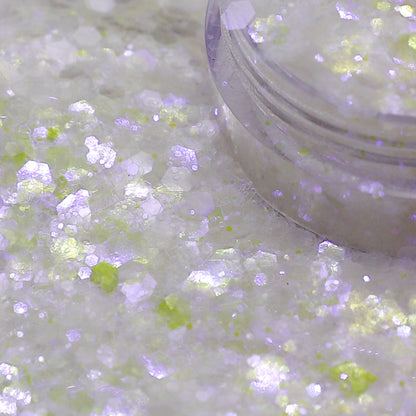 UV Rave Purple-Blue Chunky Nail Glitter 5g