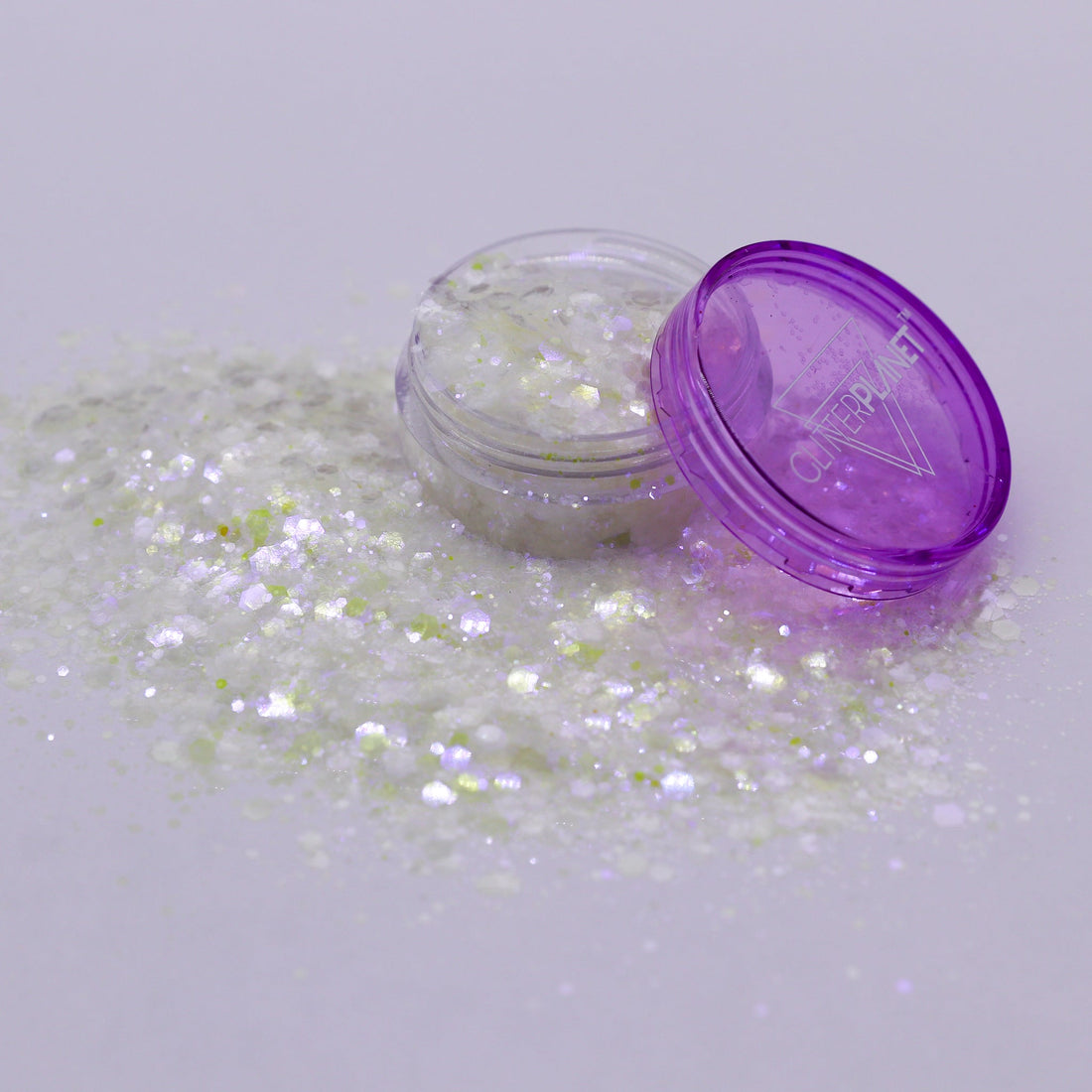 UV Rave Purple-Blue Chunky Nail Glitter 5g