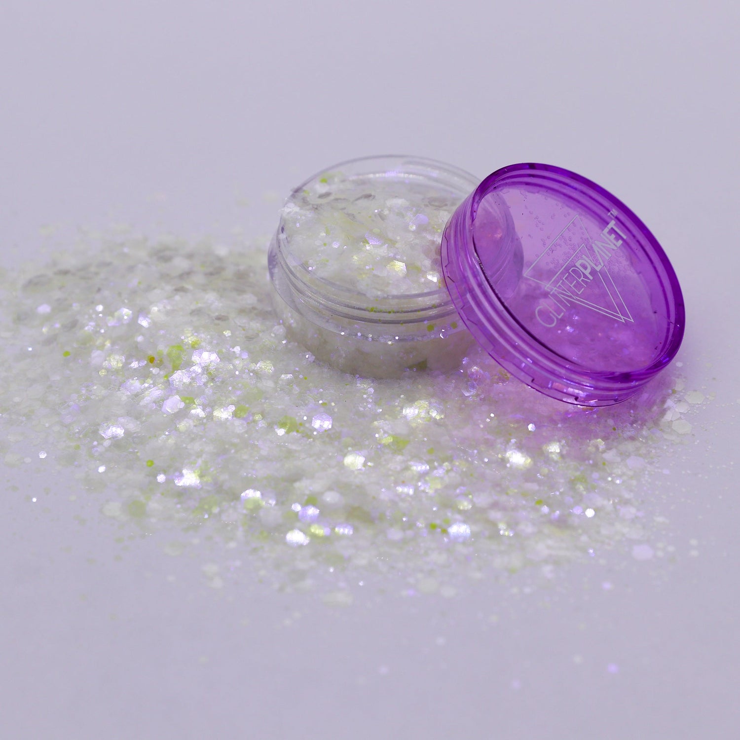 UV Rave Purple-Blue Chunky Nail Glitter 5g