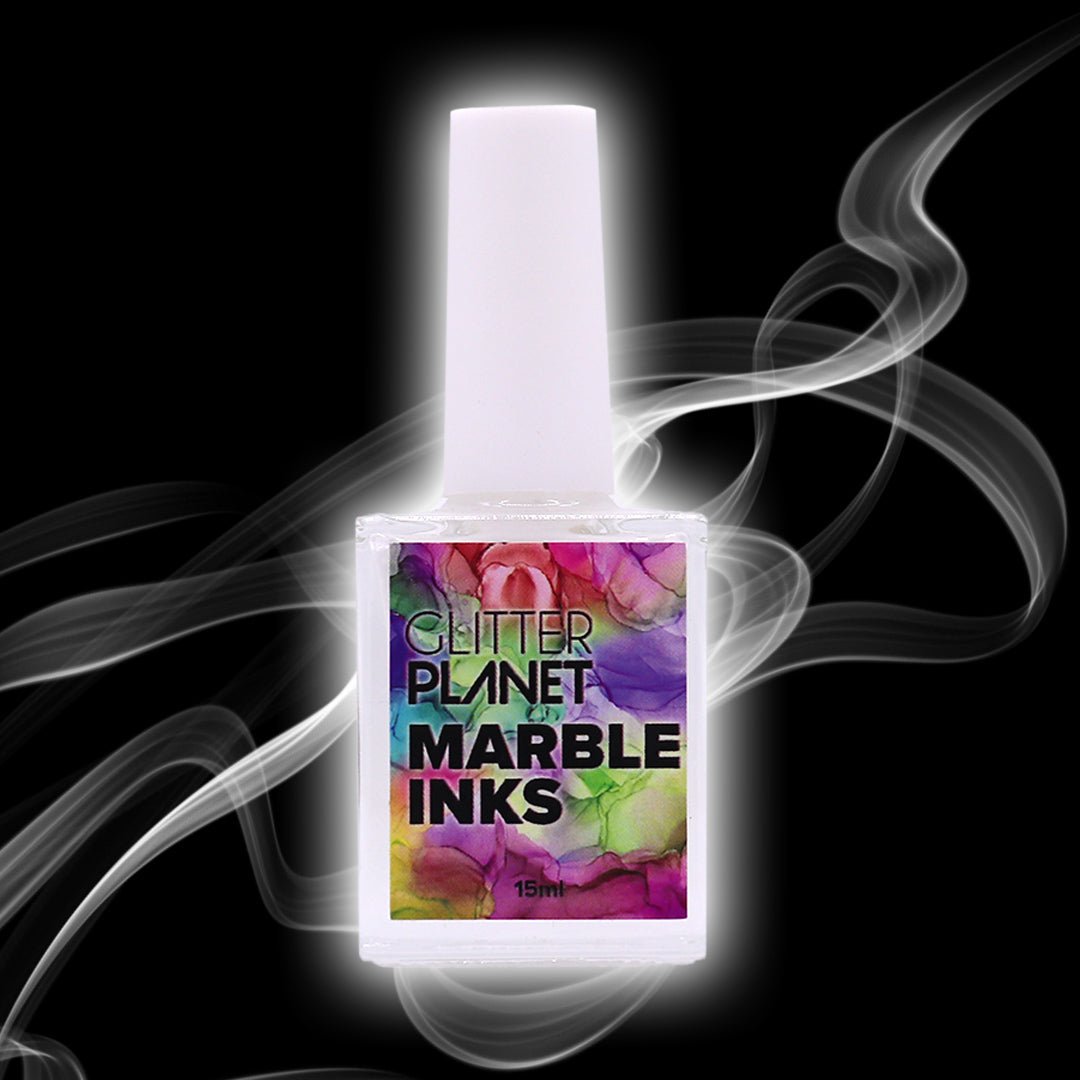 Glitter Planet White Nail Art Ink