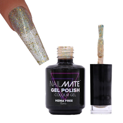 Make It Gold Glitter Gel Polish - Glitter Planet