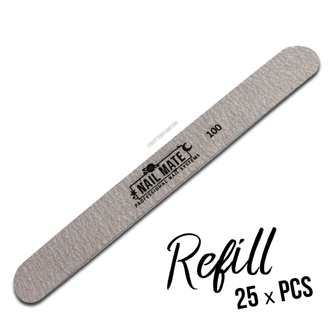 100 grit 25 pieces Refill Pack Hand File