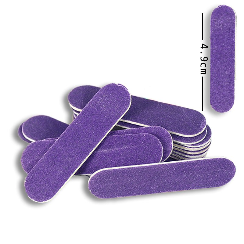 100pcs Mini Nail Files 180grit - Glitter Planet