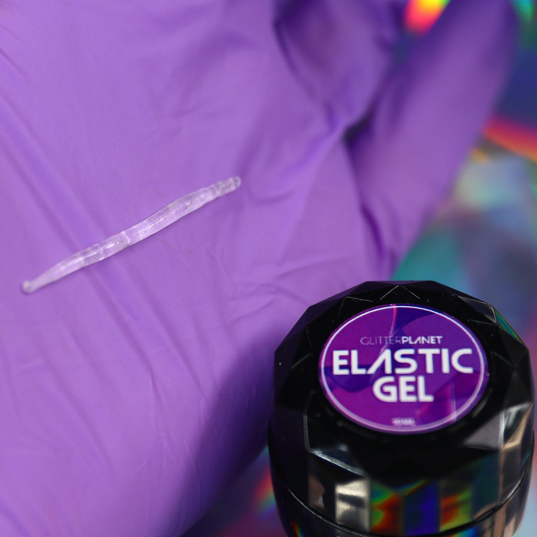 3D Elastic Gel Clear Texture Gel - Glitter Planet