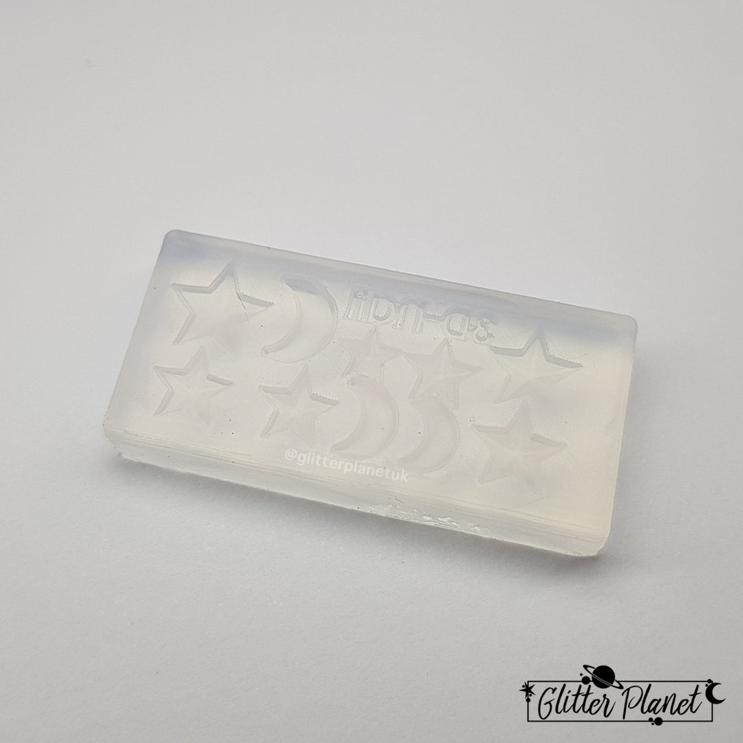 3D Nail Mould - Stars & Moons