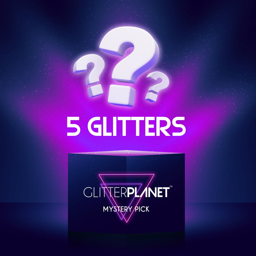 5pcs Glitter Mystery Grab Bag - Glitter Planet