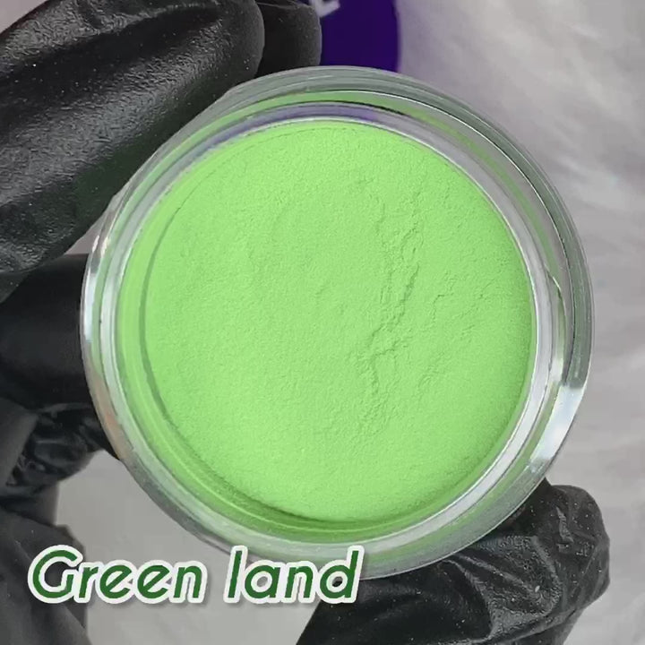 Green Land Acrylic Nail Powder