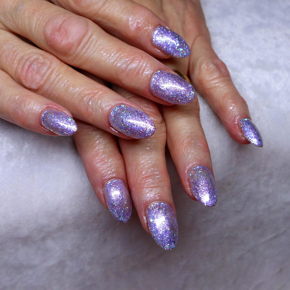 A Touch Of Glam Iridescent Glitter Gel Polish