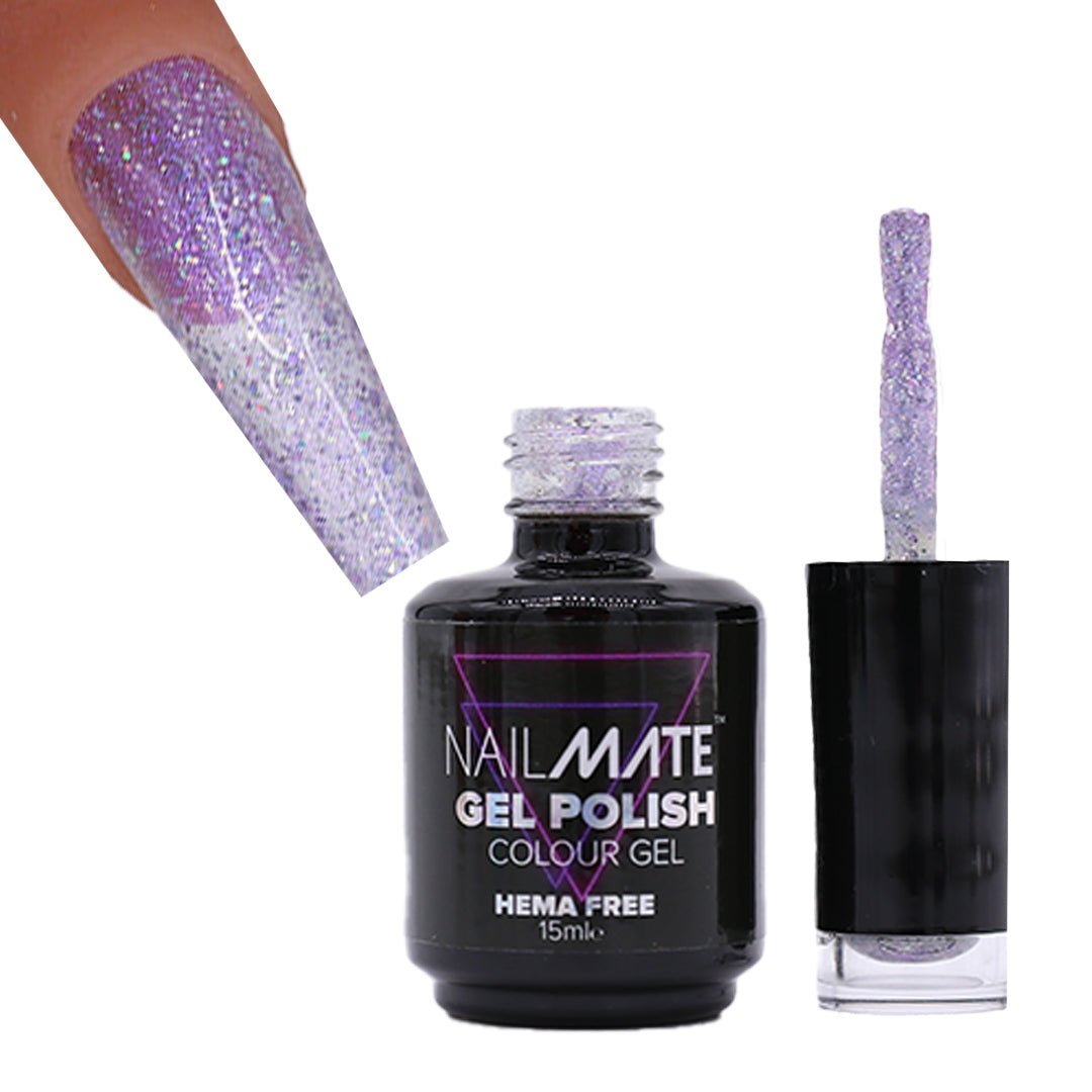 A Touch Of Glam Glitter Gel Polish - Glitter Planet